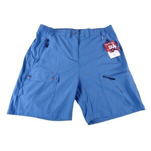 G Gradual Hiking Cargo Shorts Quick Dry Elastic Waist Blue XXL #464